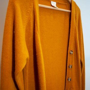 Mustard yellow cardigan